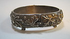 Late 19th / 20th C. Chinese Silver Bangle Marked
