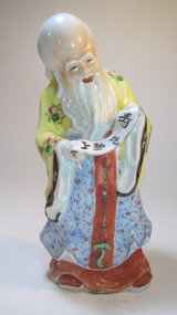 Early 20th C. Chinese Porcelain Famille Rose Buddha