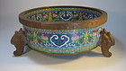 Late 19th/20th C. Chinese Cloisonne Basin