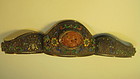 19th/20th C. Chinese Silver Enamel Carnelian Bracelet