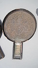 19th C. Japanese Bronze Mirror With Original Case MK