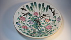19th C. Chinese Famille Rose Porcelain Large Plate