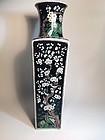 A Late 19th C. Chinese Porcelain Squared Vase