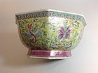 19th C. Chinese Famille Rose Porcelain Bowl With Daoguang Mark
