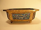 A 19th C Chinese Cloisonne Enamel Jardiniere