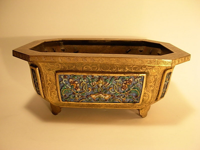 A 19th C Chinese Cloisonne Enamel Jardiniere
