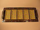 A Fine Late 19th C Chinese Enamel Sweetmeat Tray