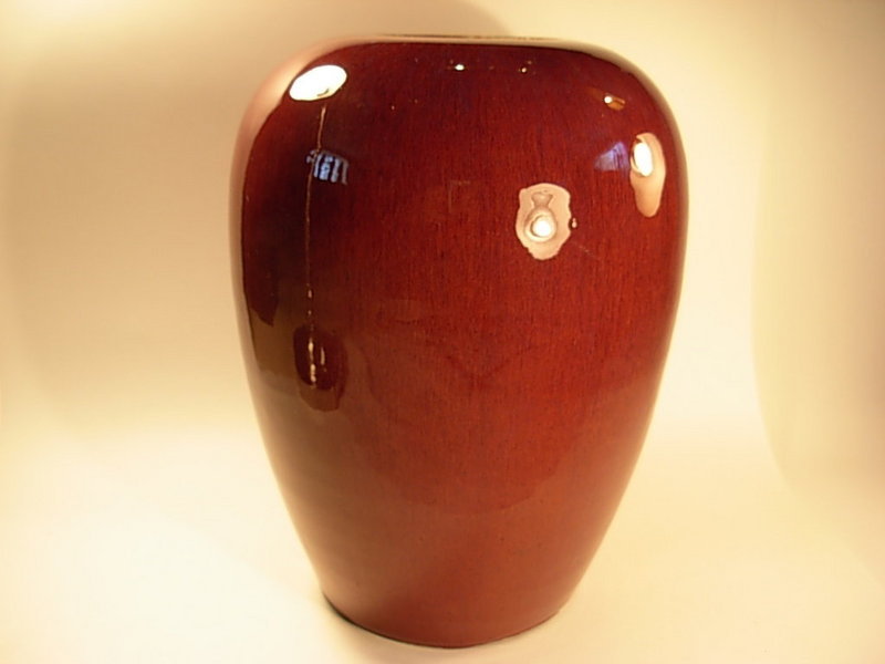 A Beautiful 18thC Ox-Blood Flambe-Glazed Porcelain Jar