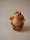 A Beautiful Japanese miniature Ivory Netsuke
