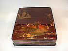 Antique Japanese Lacquer Suzuri Bako (Writing Box)