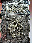 A 19th C. Chinese Export Filigree Silver Card Case