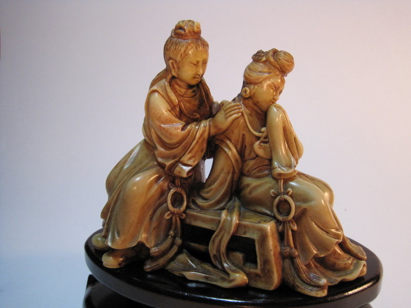 A 19th C. Chinese Beautiful Soapstone Carving