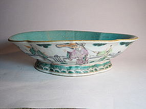 Late 19th C. Chinese Famille Rose Porcelain Bowl
