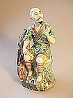 19th/20th C. Chinese porcelain famille verte figurine