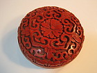A Beautiful Early 20th C. Chinese Round Lacquer Box