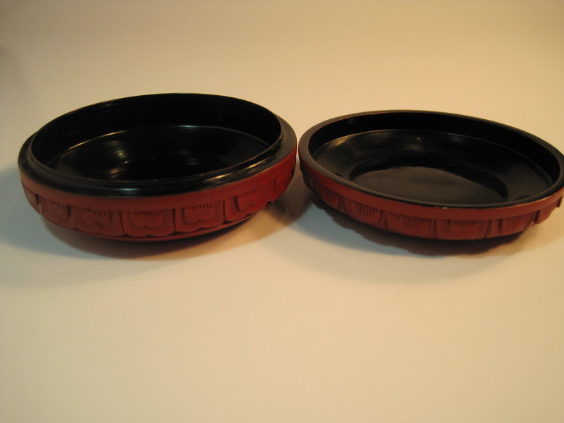 A Beautiful Early 20th C. Chinese Round Lacquer Box