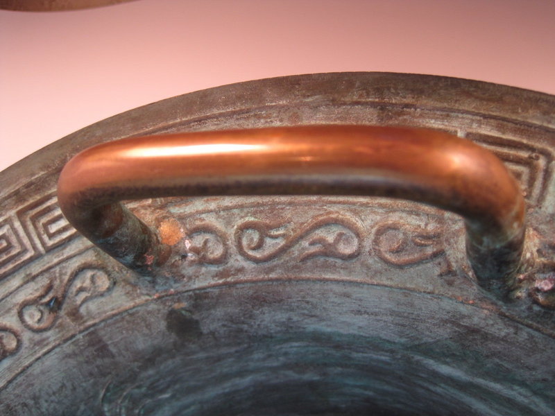 Ancient Style Chinese Bronze Water Basin