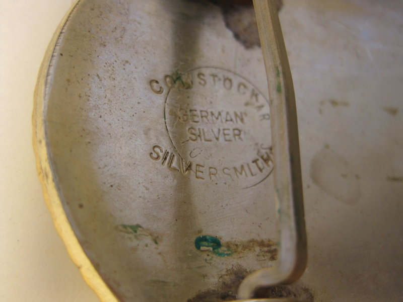 Constock Vintage German Silver Cowboy Beltbuckle