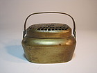 19th/20th C. Chinese Copper Hand Warmer