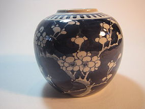 19th C. Chinese Blue and White Porcelain Jar