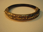 A Beautiful Chinese Old Rattan Silver Bangle Bracelet