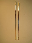 Pair Of Early 20th C. Old Chinese Silver Chopsticks