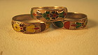 Early 20th C. Chinese Enamel Silver Ring