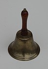 American Brass Table Bell, 19th C.