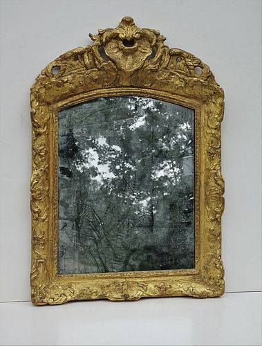 Louis XV Carved Gilt Wood Mirror