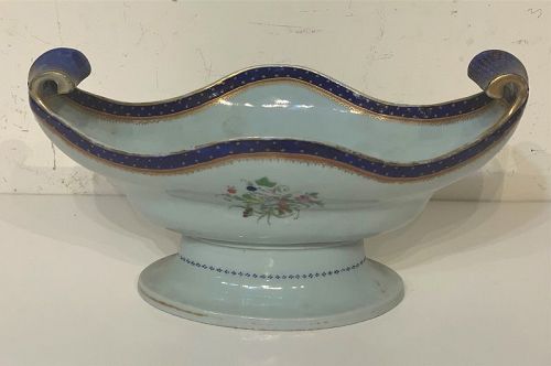 Chinese Export Porcelain Compote , late 19th C