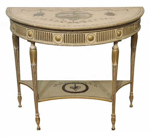 George III Paint Decorated Console, circa 1785.