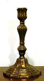 Louis XV Brass Candlestick, 18th C