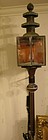 Copper and Brass Lantern, 19th C, later electrified