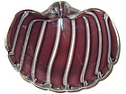 Murano ARCHIMEDE SEGUSO A Fasce Conch Shell Bowl