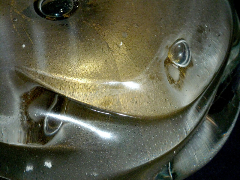 BARBINI VAMSA Murano 30s GOLD FLECKS Decorative Bowl
