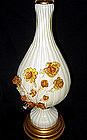 RARE Murano BARBINI Flower Bouquet GOLD FLECKS Lamp