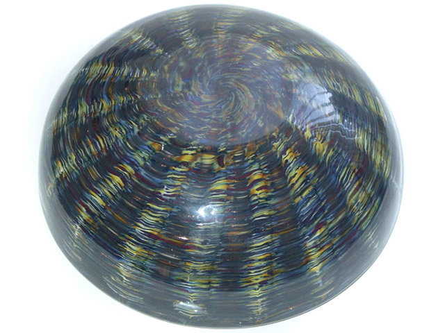 Murano BAROVIER GEODE AVENTURINE Flecks Swirls Bowl