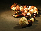 Chinese Buddhist rosary with carved beads