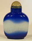 Peking glass snuff bottle