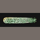 Jadeite belt buckle