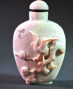 Chinese opal snuff bottle
