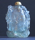 An aquamarine snuff bottle