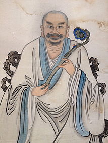 Asian Painting of a Buddist Saint