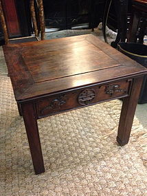 Chinese old Rosewood square low table