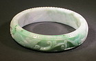 Carve JADEITE BANGLE