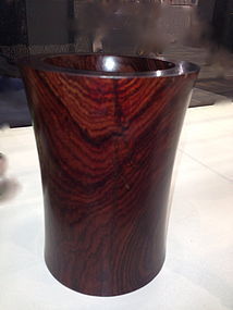 Huanghua Li wood Brush Pot holder