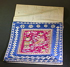 Antique Chinese embroidered purse