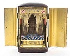 Lacquered Japanese traveling shrine Zushi