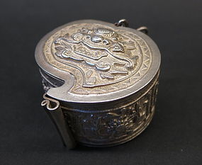 Antique Chinese silver box