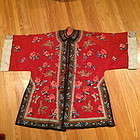 Antique Chinese woman's embroidered coat